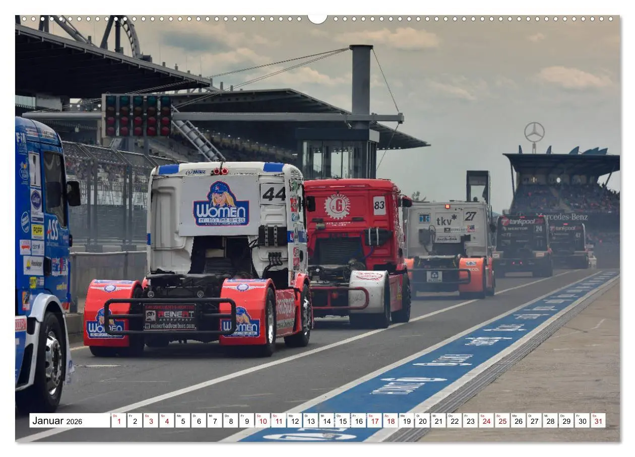 Bild: 9783457894941 | Abenteuer TRUCK RACING (Wandkalender 2026 DIN A2 quer), CALVENDO...