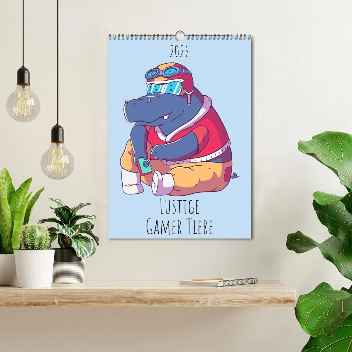 Bild: 9783516294941 | Lustige Gamer Tiere (Wandkalender 2026 DIN A3 hoch), CALVENDO...