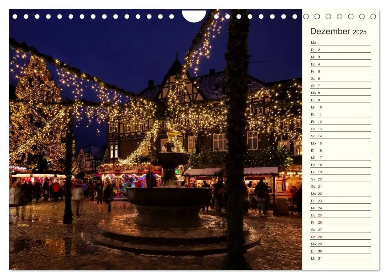 Bild: 9783435525041 | Goslar - Hanse- und Kaiserstadt im Harz (Wandkalender 2025 DIN A4...