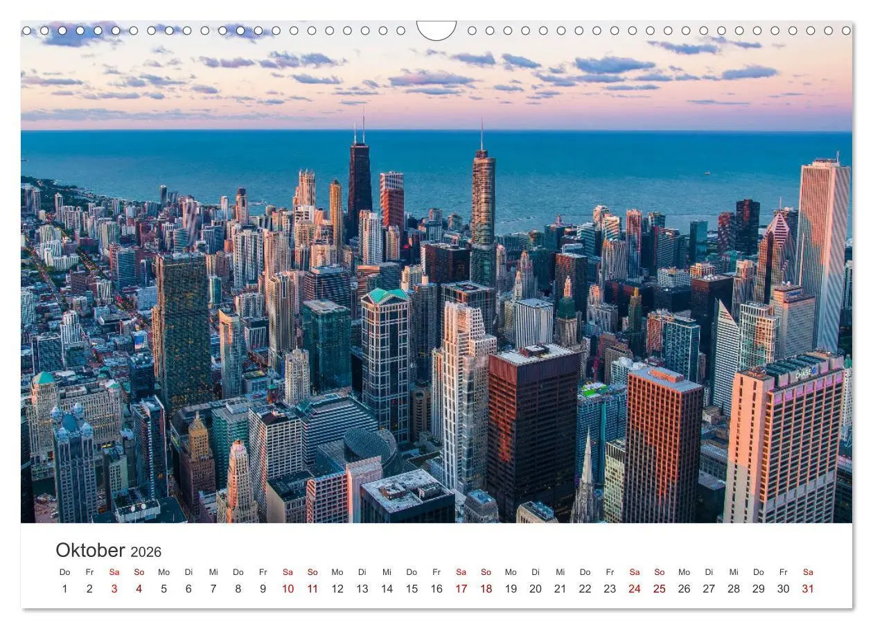 Bild: 9783457615041 | Chicago - Eine einzigartige Stadt. (Wandkalender 2026 DIN A3 quer),...