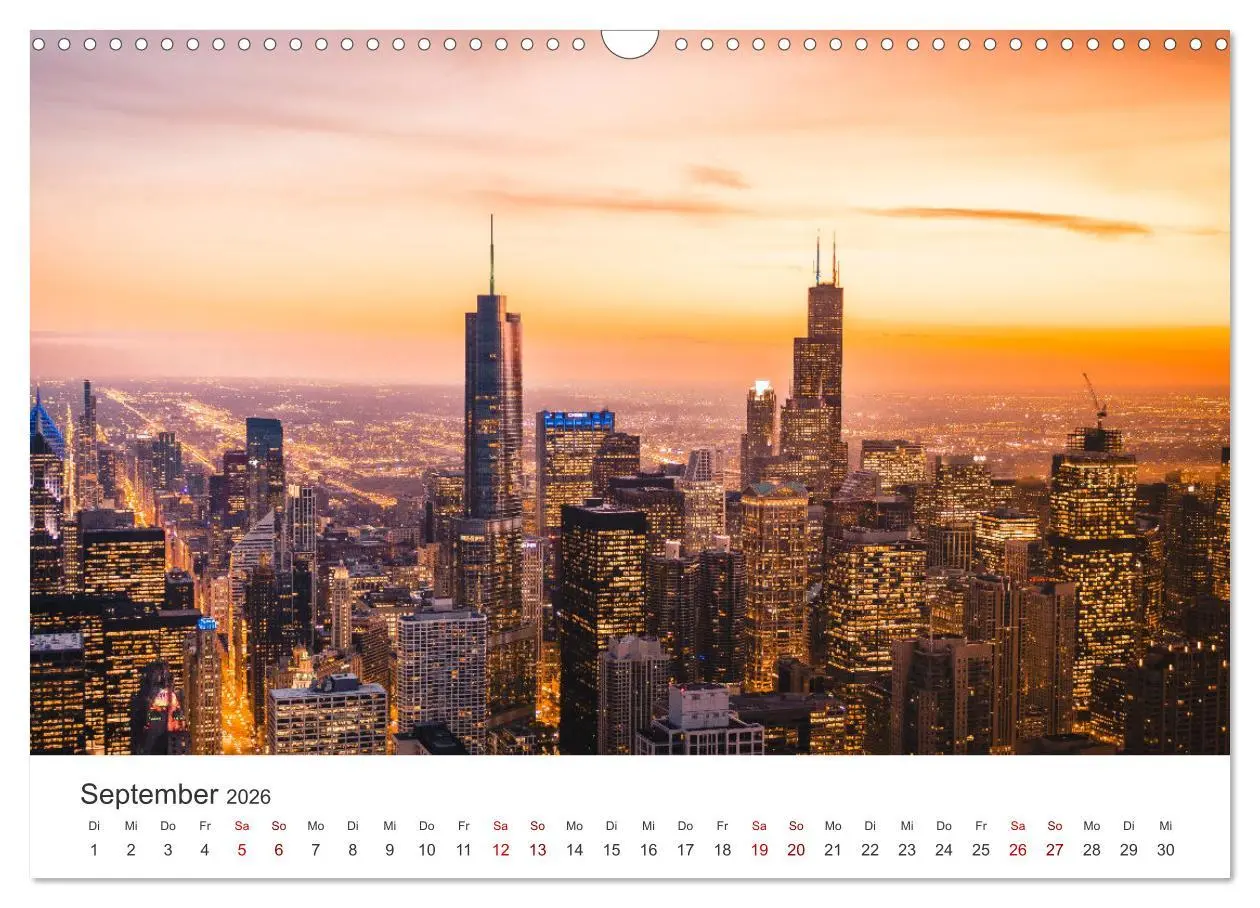 Bild: 9783457615041 | Chicago - Eine einzigartige Stadt. (Wandkalender 2026 DIN A3 quer),...