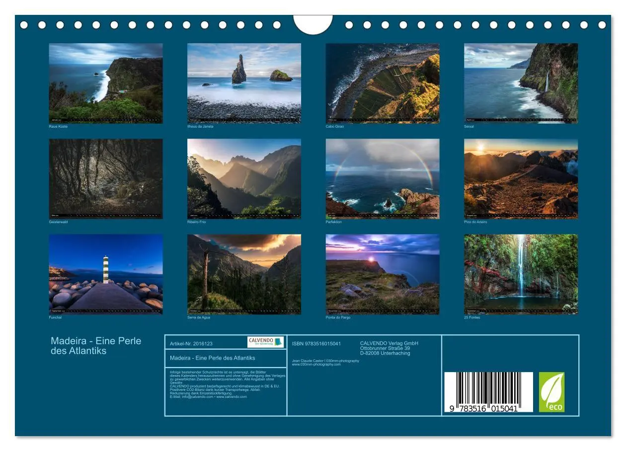 Bild: 9783516015041 | Madeira - Eine Perle des Atlantiks (Wandkalender 2026 DIN A4 quer),...