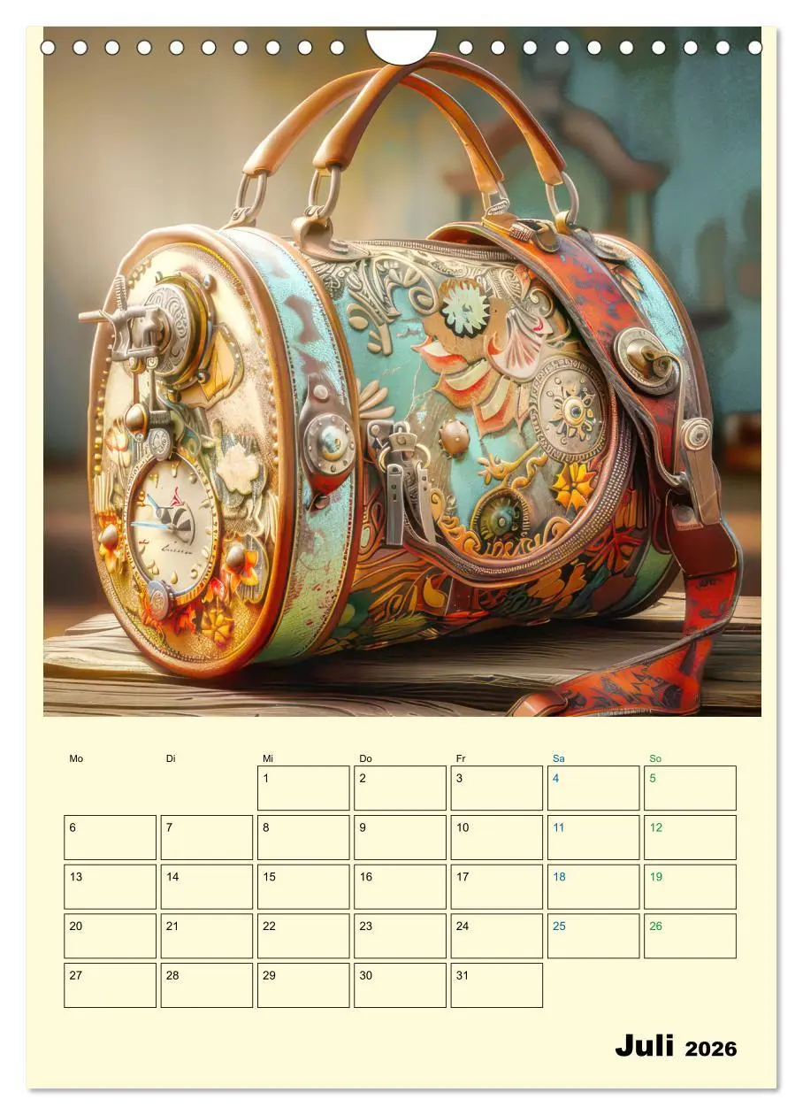 Bild: 9783516255041 | Steampunk Accesoires - Planer (Wandkalender 2026 DIN A4 hoch),...