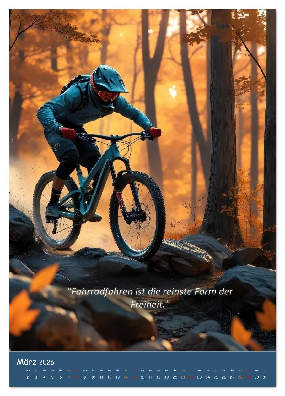 Bild: 9783516635041 | Leidenschaft Fahrrad (Wandkalender 2026 DIN A4 hoch), CALVENDO...