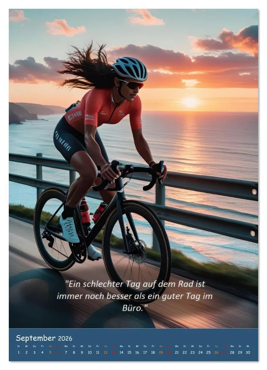 Bild: 9783516635041 | Leidenschaft Fahrrad (Wandkalender 2026 DIN A4 hoch), CALVENDO...