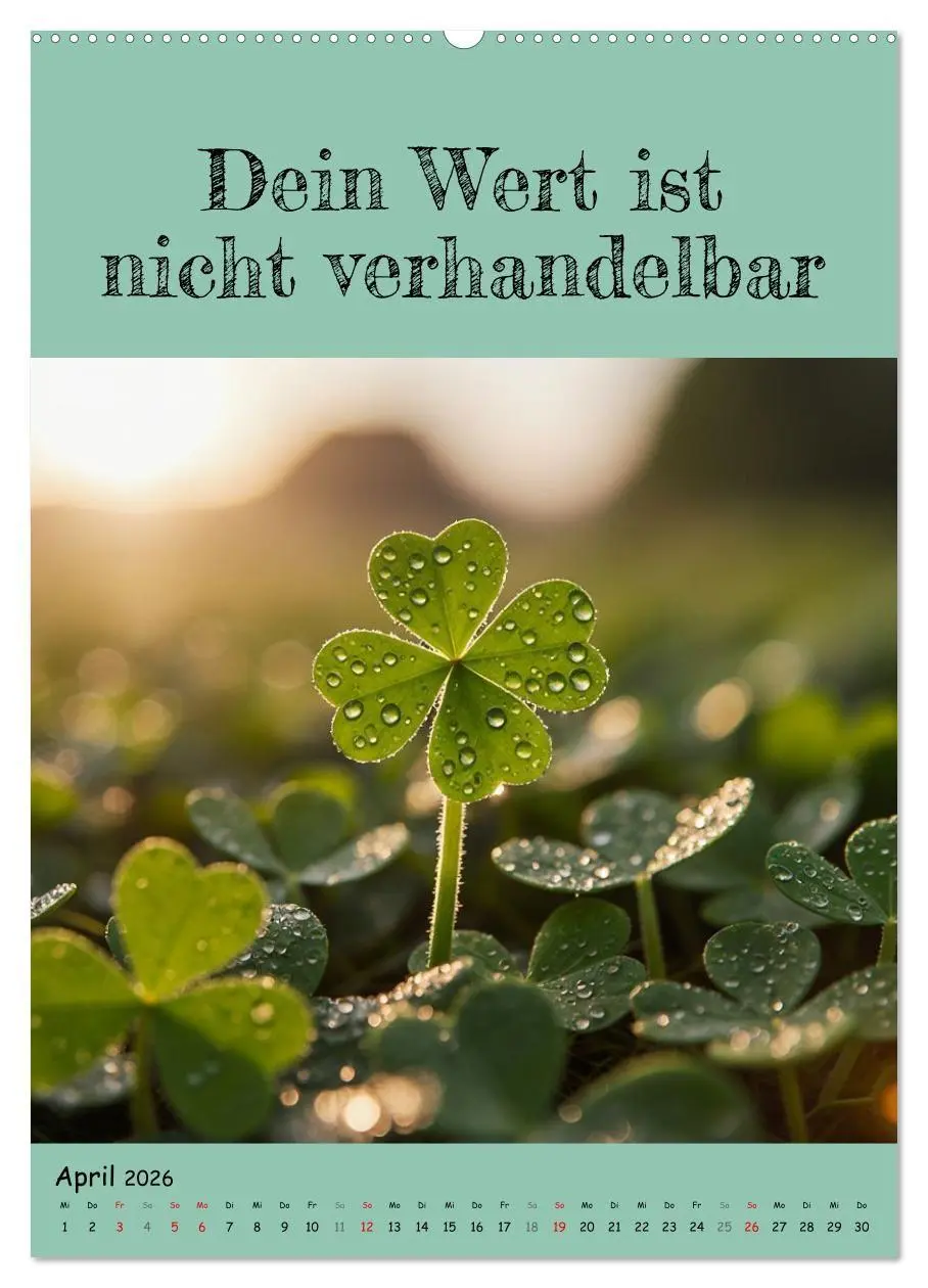 Bild: 9783516705041 | Positiv denken - Kalender für mehr Selbstvertrauen (hochwertiger...