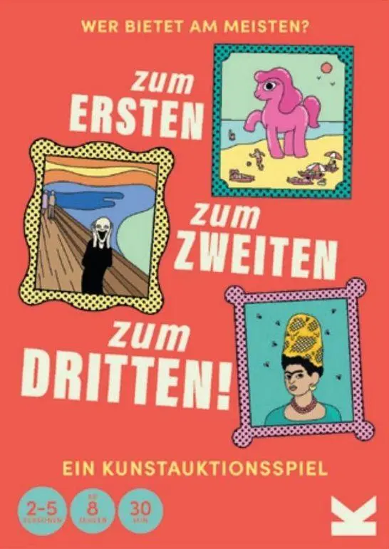 Cover: 9783962445041 | Zum Ersten, zum Zweiten, zum Dritten! | Ein Kunstauktionsspiel | Spiel