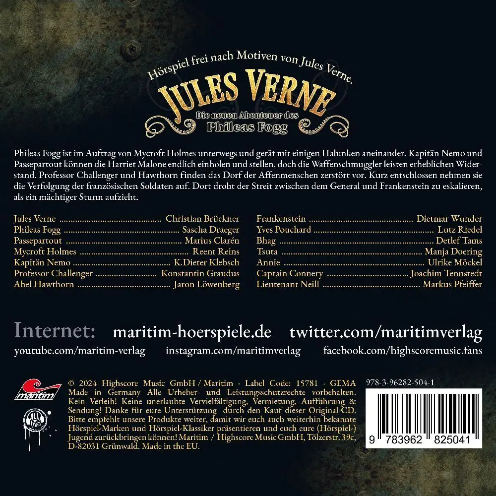 Bild: 9783962825041 | Aufbruch, 1 Audio-CD | Christian Brückner (u. a.) | Audio-CD | CD