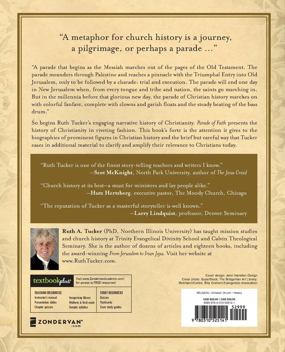 Rückseite: 9780310525141 | Parade of Faith | A Biographical History of the Christian Church