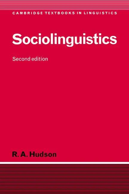 Cover: 9780521565141 | Sociolinguistics | R. A. Hudson (u. a.) | Taschenbuch | Englisch