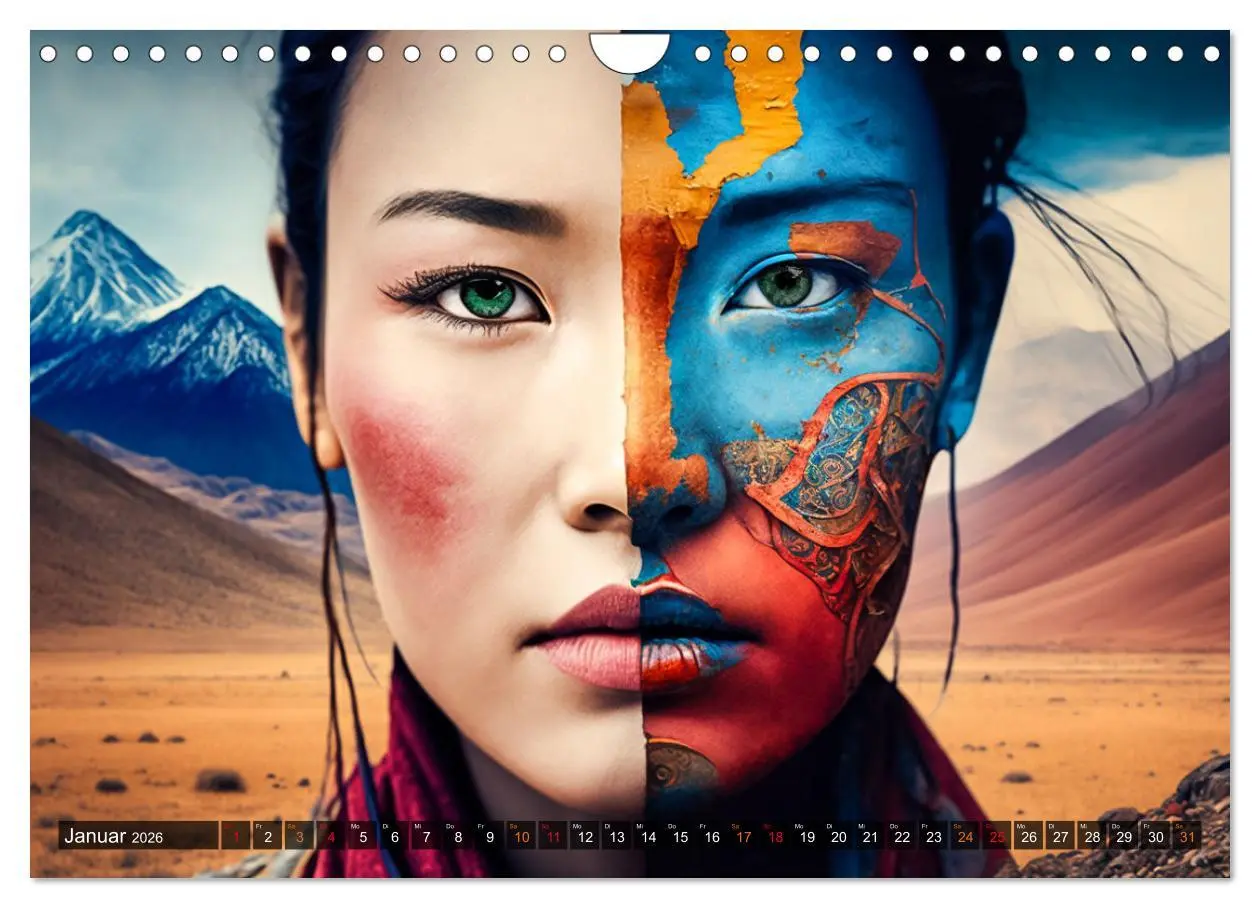 Bild: 9783457535141 | Die Menschen sind bunt (Wandkalender 2026 DIN A4 quer), CALVENDO...