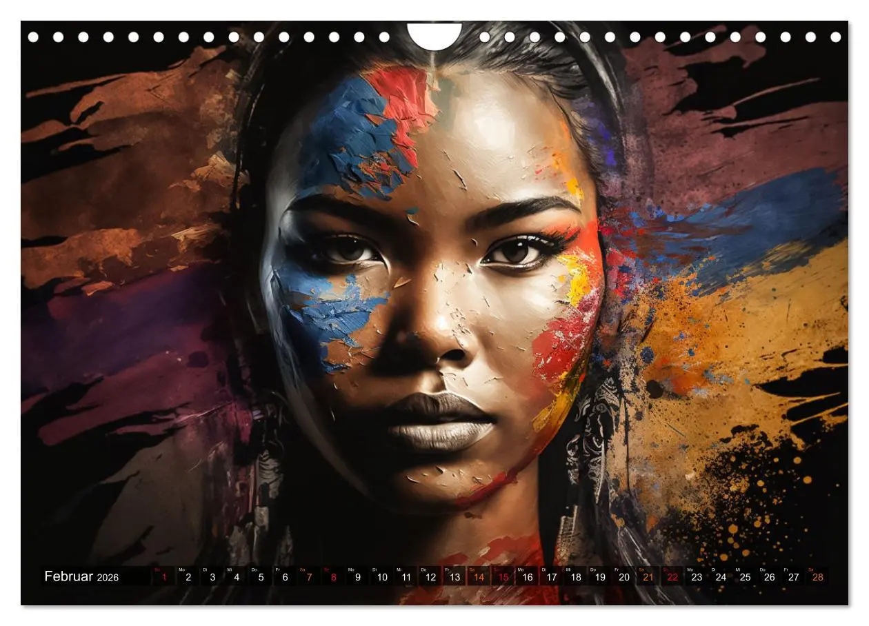 Bild: 9783457535141 | Die Menschen sind bunt (Wandkalender 2026 DIN A4 quer), CALVENDO...