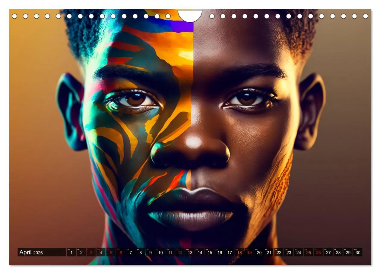 Bild: 9783457535141 | Die Menschen sind bunt (Wandkalender 2026 DIN A4 quer), CALVENDO...