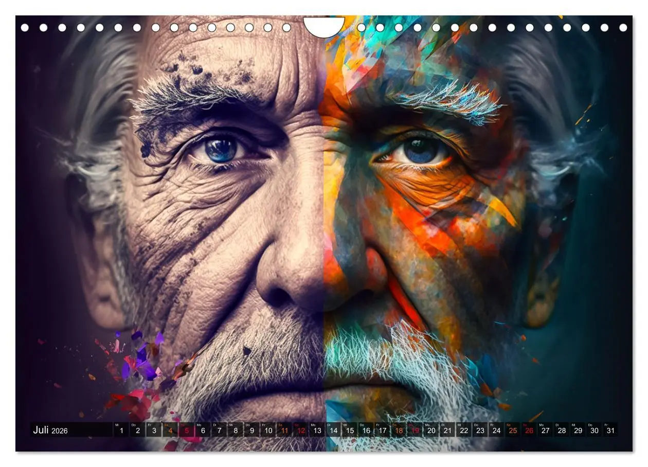 Bild: 9783457535141 | Die Menschen sind bunt (Wandkalender 2026 DIN A4 quer), CALVENDO...