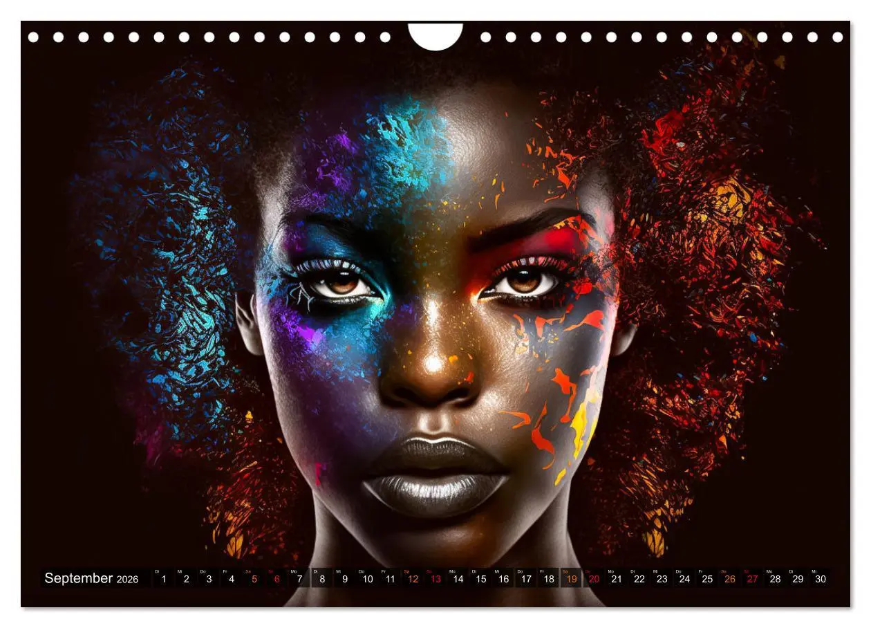 Bild: 9783457535141 | Die Menschen sind bunt (Wandkalender 2026 DIN A4 quer), CALVENDO...