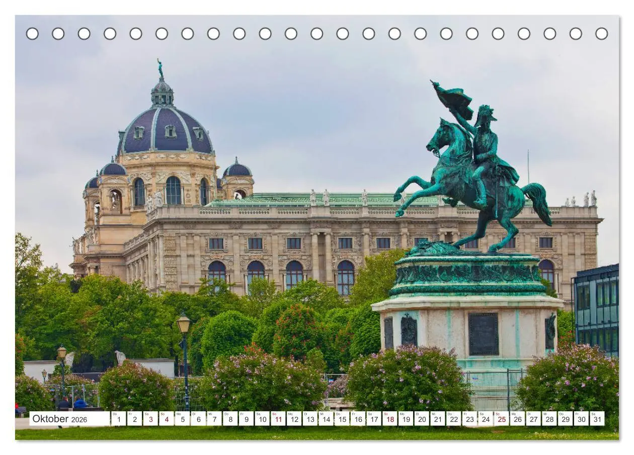 Bild: 9783457845141 | Schöne Grüße aus Wien (Tischkalender 2026 DIN A5 quer), CALVENDO...