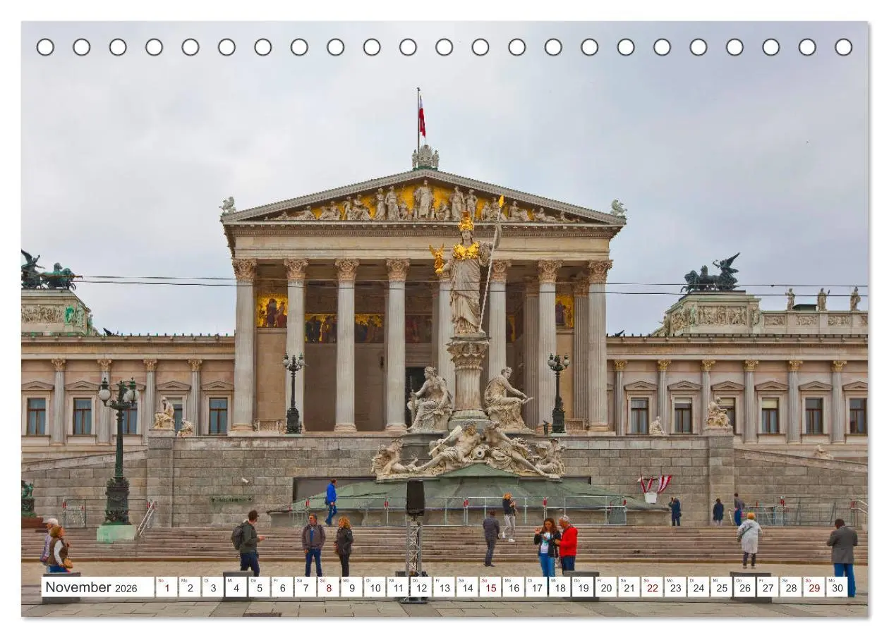 Bild: 9783457845141 | Schöne Grüße aus Wien (Tischkalender 2026 DIN A5 quer), CALVENDO...