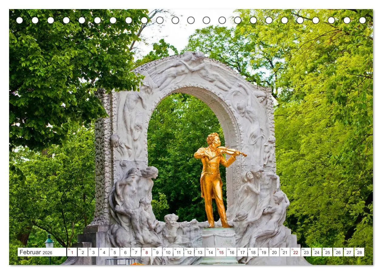 Bild: 9783457845141 | Schöne Grüße aus Wien (Tischkalender 2026 DIN A5 quer), CALVENDO...