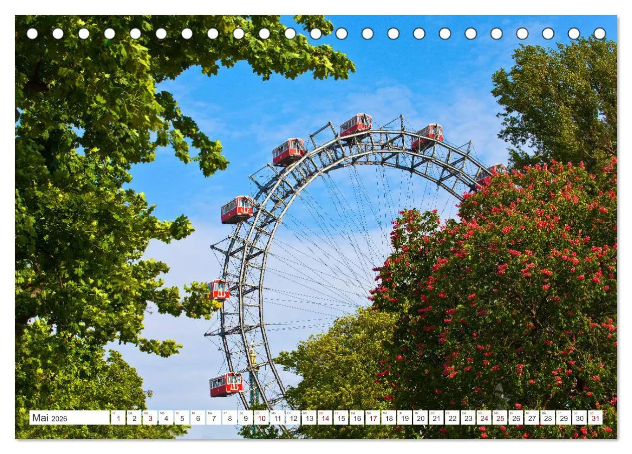 Bild: 9783457845141 | Schöne Grüße aus Wien (Tischkalender 2026 DIN A5 quer), CALVENDO...