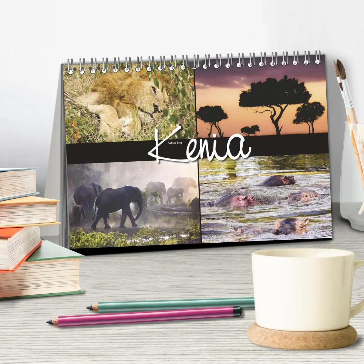 Bild: 9783516175141 | Kenia (Tischkalender 2026 DIN A5 quer), CALVENDO Monatskalender | 2026