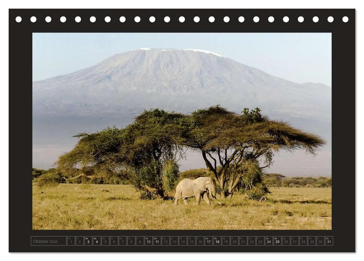 Bild: 9783516175141 | Kenia (Tischkalender 2026 DIN A5 quer), CALVENDO Monatskalender | 2026