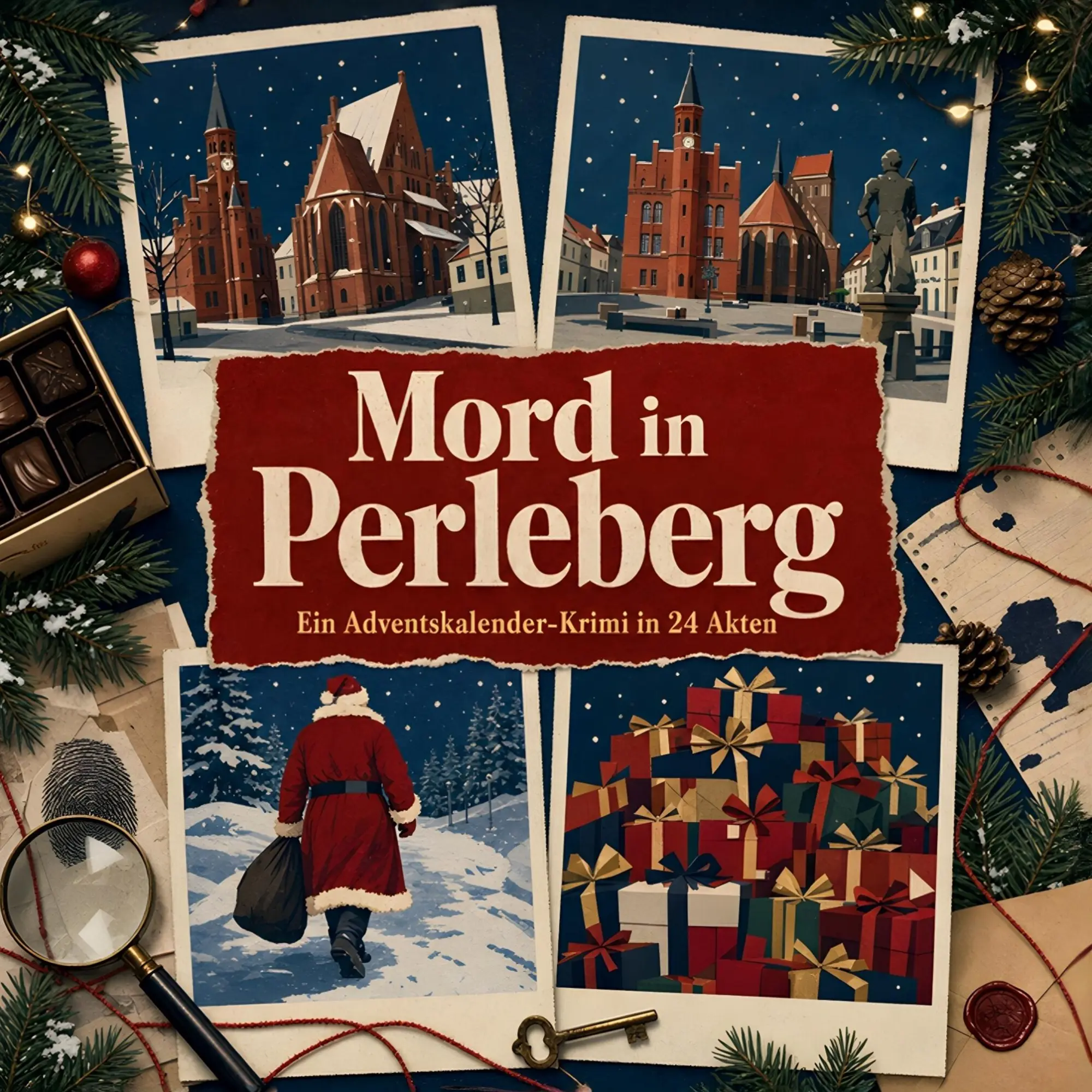 Cover: 9783696125141 | Mord in Perleberg | Ein Adventskalender-Krimi in 24 Akten | Weber
