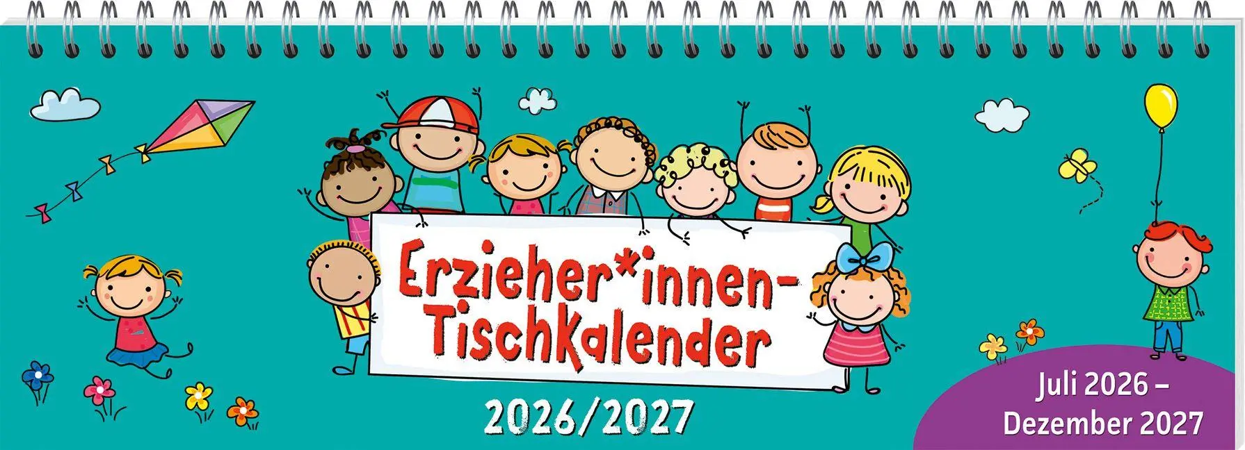 Cover: 9783780655141 | ErzieherInnen-Tischkalender 2026 / 2027 | Juli 2026 - Dezember 2027