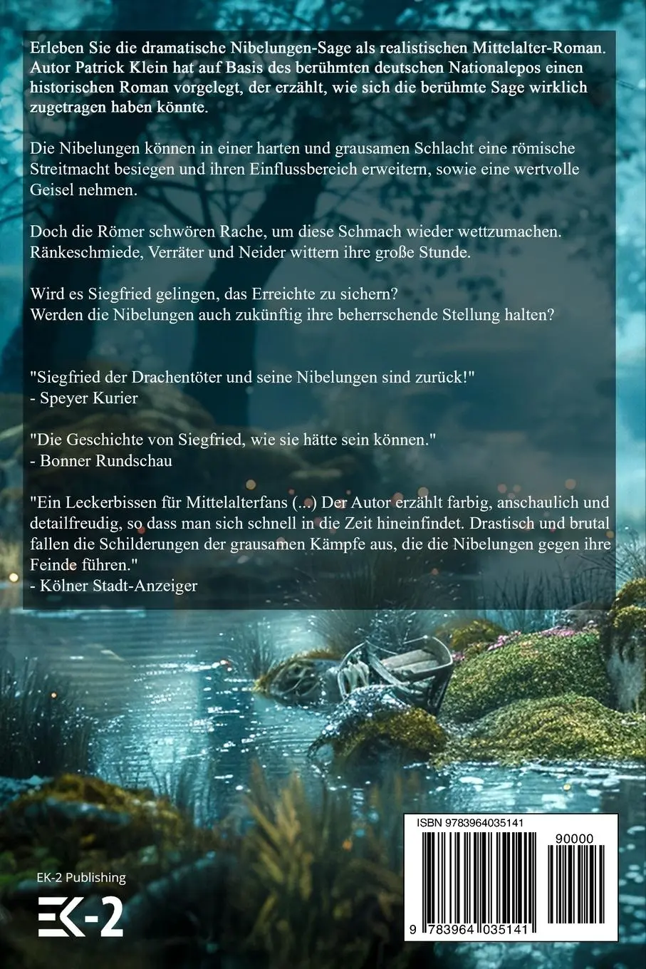 Rückseite: 9783964035141 | Nibelungenblut Band 3: Siegfried-Saga | Patrick Klein | Taschenbuch