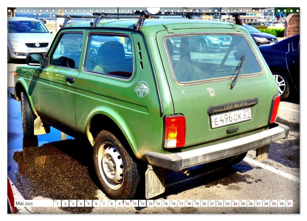 Bild: 9783457145241 | LADA NIVA - 4x4 aus der UdSSR (Wandkalender 2025 DIN A3 quer),...