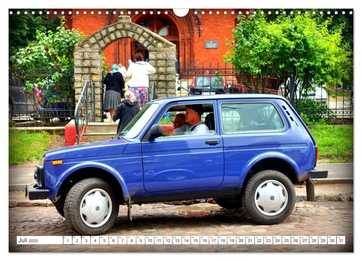 Bild: 9783457145241 | LADA NIVA - 4x4 aus der UdSSR (Wandkalender 2025 DIN A3 quer),...
