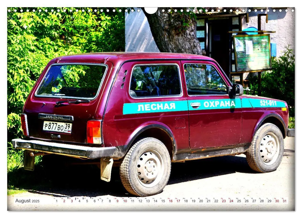 Bild: 9783457145241 | LADA NIVA - 4x4 aus der UdSSR (Wandkalender 2025 DIN A3 quer),...