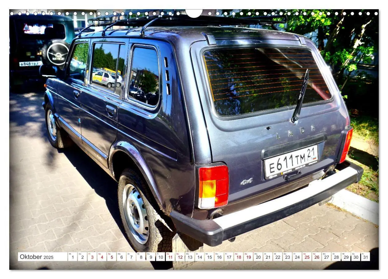 Bild: 9783457145241 | LADA NIVA - 4x4 aus der UdSSR (Wandkalender 2025 DIN A3 quer),...