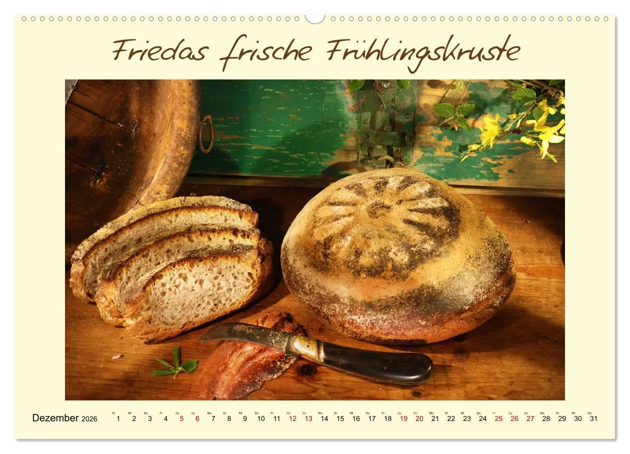 Bild: 9783457695241 | Mein liebstes Brot (hochwertiger Premium Wandkalender 2026 DIN A2...