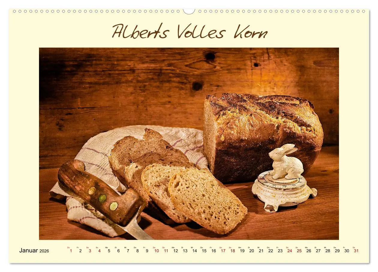 Bild: 9783457695241 | Mein liebstes Brot (hochwertiger Premium Wandkalender 2026 DIN A2...