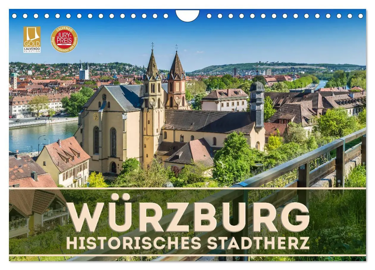 Cover: 9783457905241 | WÜRZBURG Historisches Stadtherz (Wandkalender 2026 DIN A4 quer),...