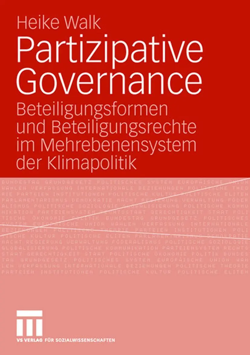 Cover: 9783531155241 | Partizipative Governance | Heike Walk | Taschenbuch | viii | Deutsch