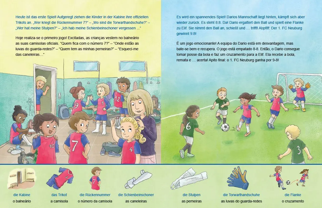 Bild: 9783695055241 | Fußball (Deutsch-Portugiesisch) | Zweisprachiges Kinderbuch | Böse