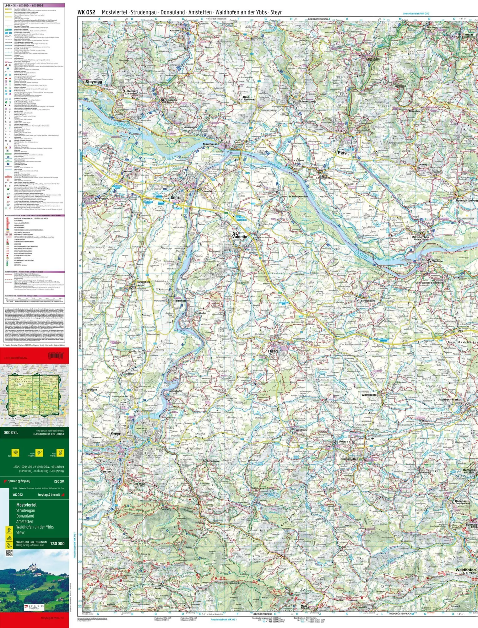 Bild: 9783707925241 | freytag &amp; berndt Wanderkarte Mostviertel, Strudengau - Donauland -...