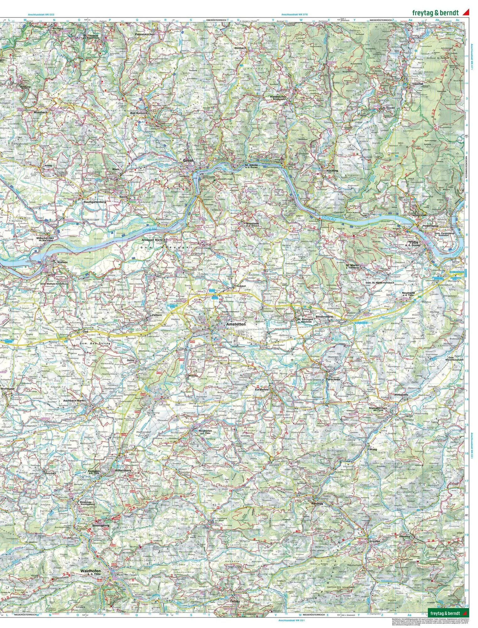 Bild: 9783707925241 | freytag &amp; berndt Wanderkarte Mostviertel, Strudengau - Donauland -...