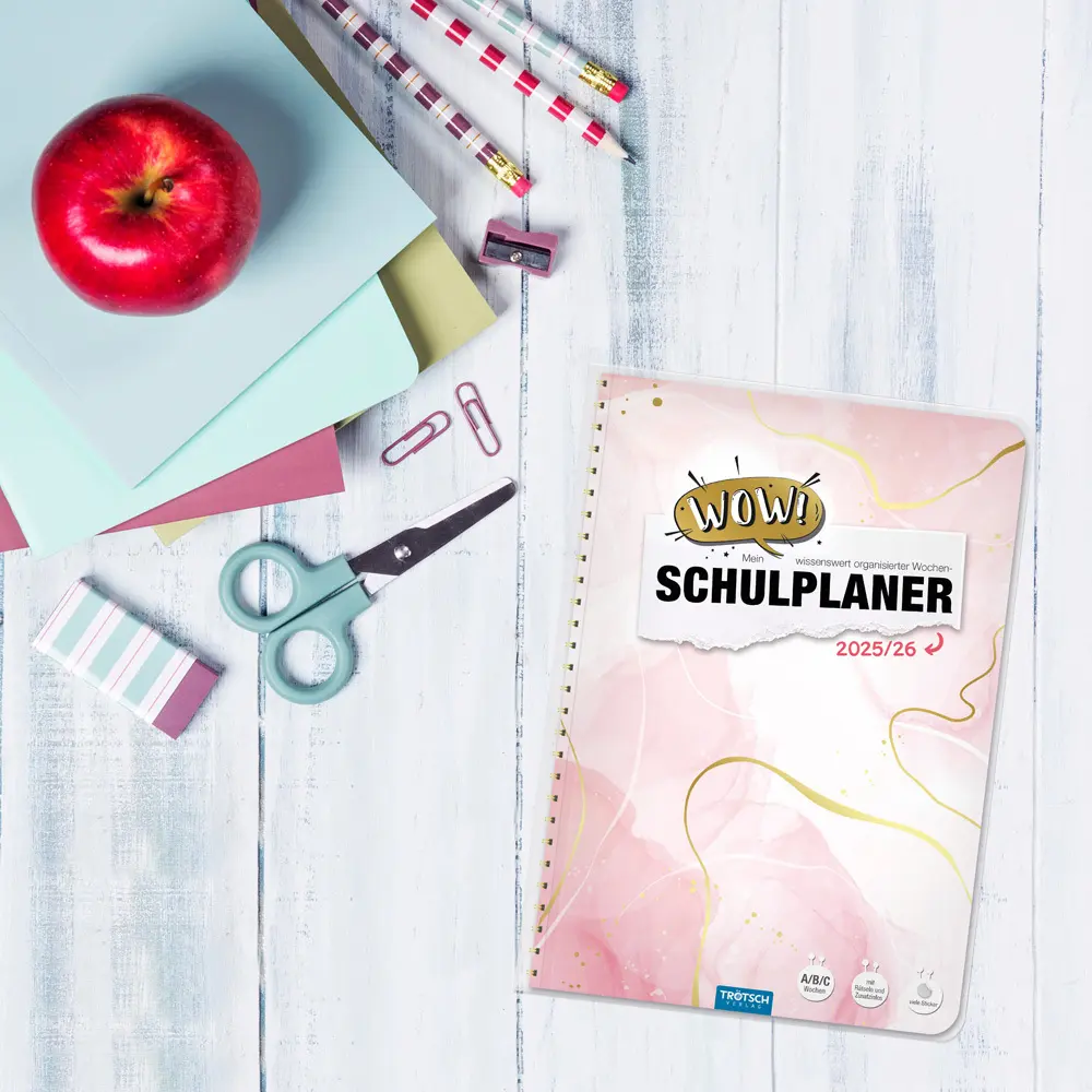 Bild: 9783988025241 | Trötsch Schulplaner WOW Marble 25/26 | Trötsch Verlag GmbH &amp; Co. KG