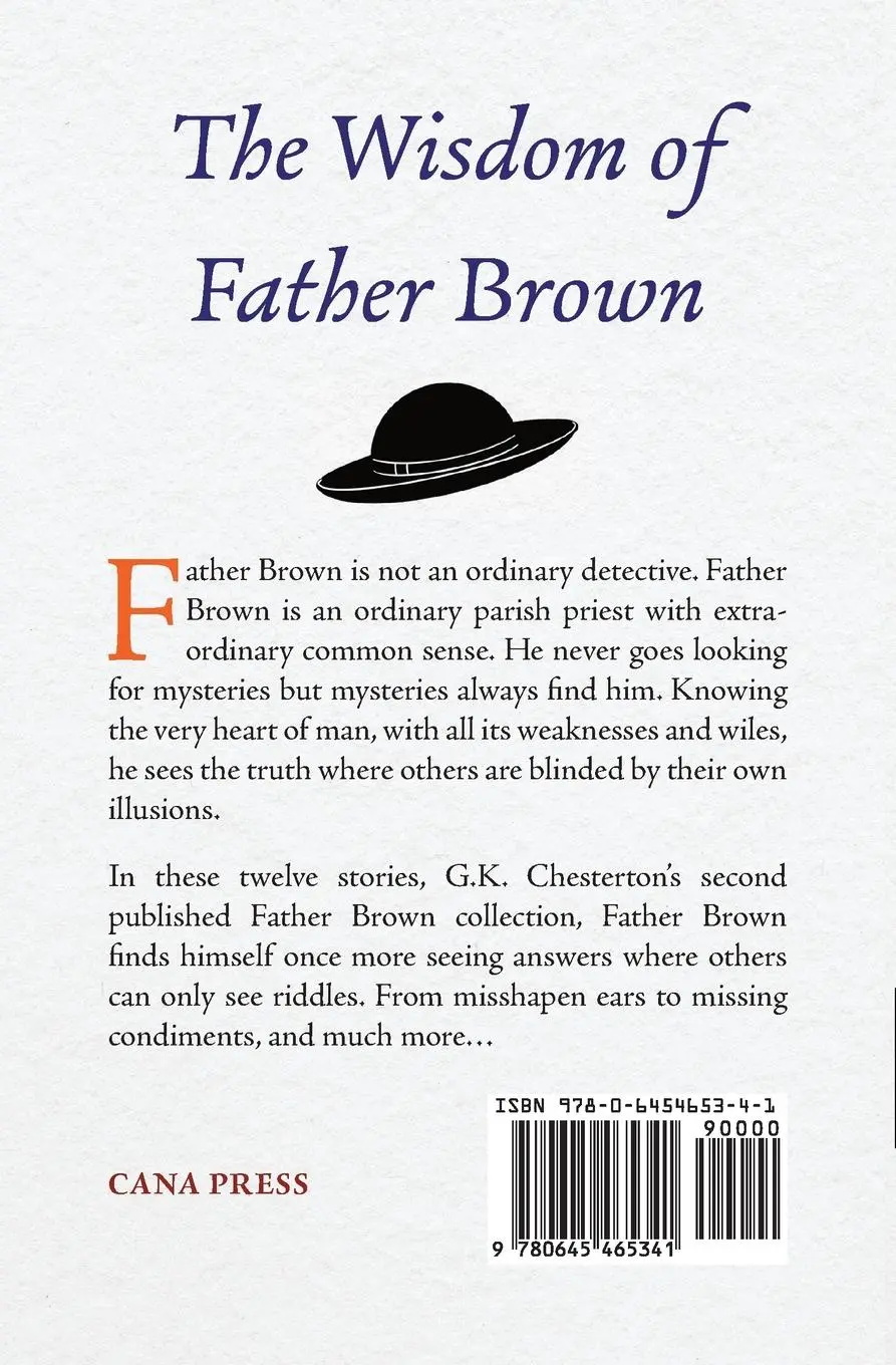 Rückseite: 9780645465341 | The Wisdom of Father Brown | G. K. Chesterton | Taschenbuch | Englisch