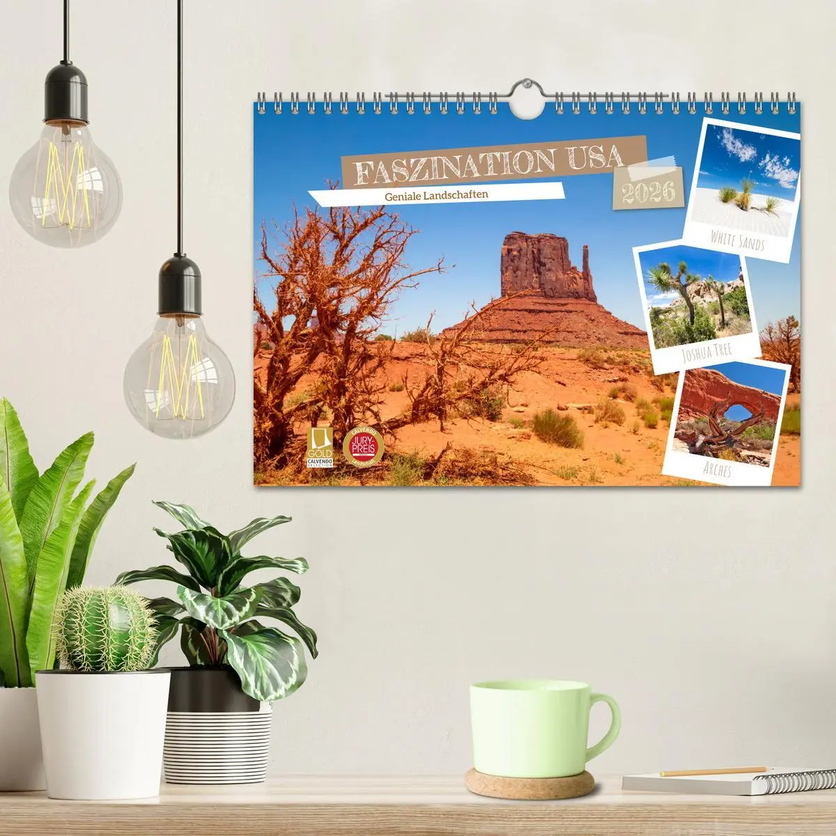 Bild: 9783457375341 | FASZINATION USA Geniale Landschaften (Wandkalender 2026 DIN A4...