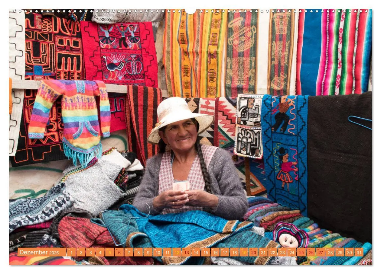 Bild: 9783457755341 | Farbenfrohes Bolivien (hochwertiger Premium Wandkalender 2026 DIN...