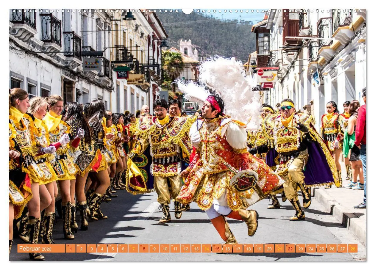Bild: 9783457755341 | Farbenfrohes Bolivien (hochwertiger Premium Wandkalender 2026 DIN...