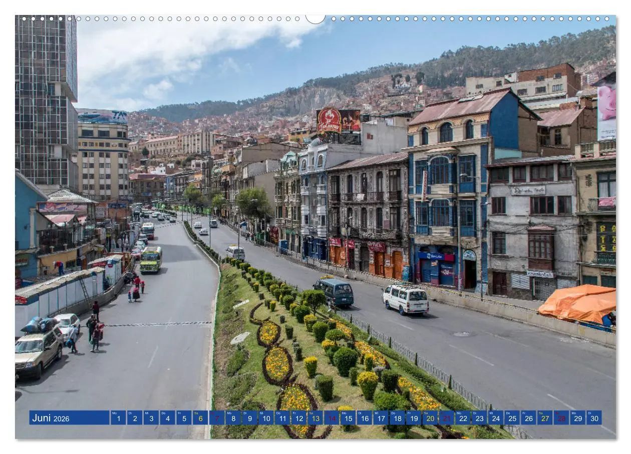 Bild: 9783457755341 | Farbenfrohes Bolivien (hochwertiger Premium Wandkalender 2026 DIN...