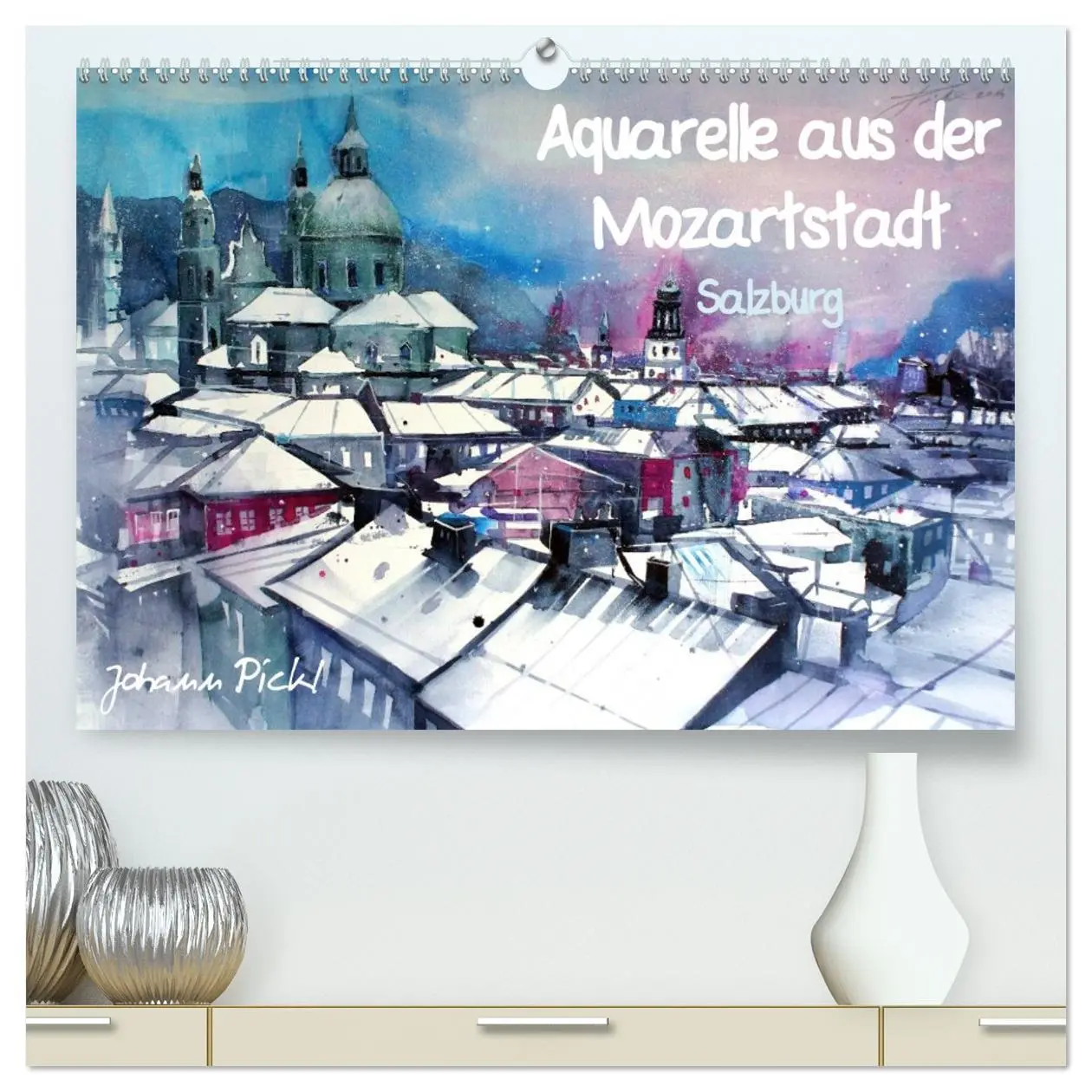 Cover: 9783516085341 | Aquarelle aus der Mozartstadt Salzburg (hochwertiger Premium...
