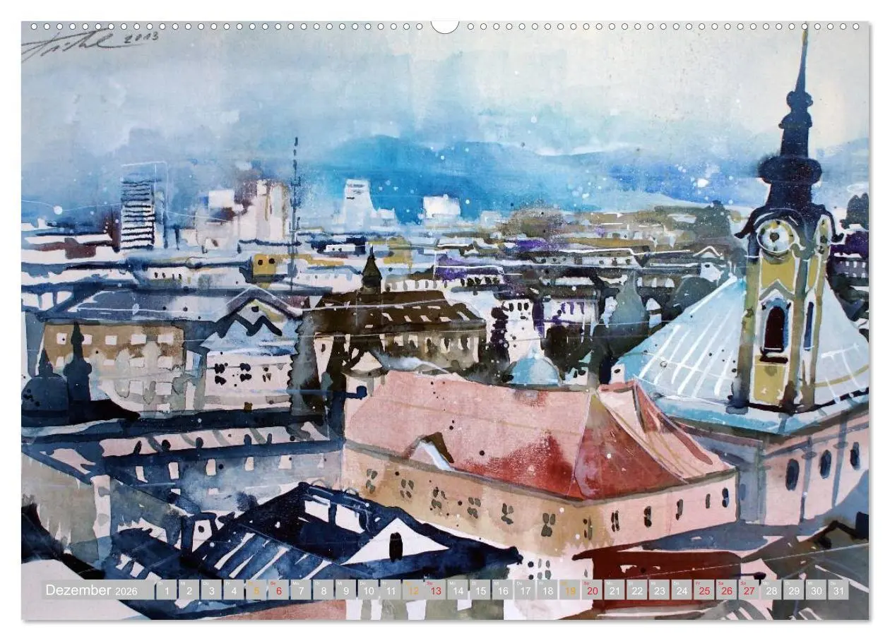 Bild: 9783516085341 | Aquarelle aus der Mozartstadt Salzburg (hochwertiger Premium...