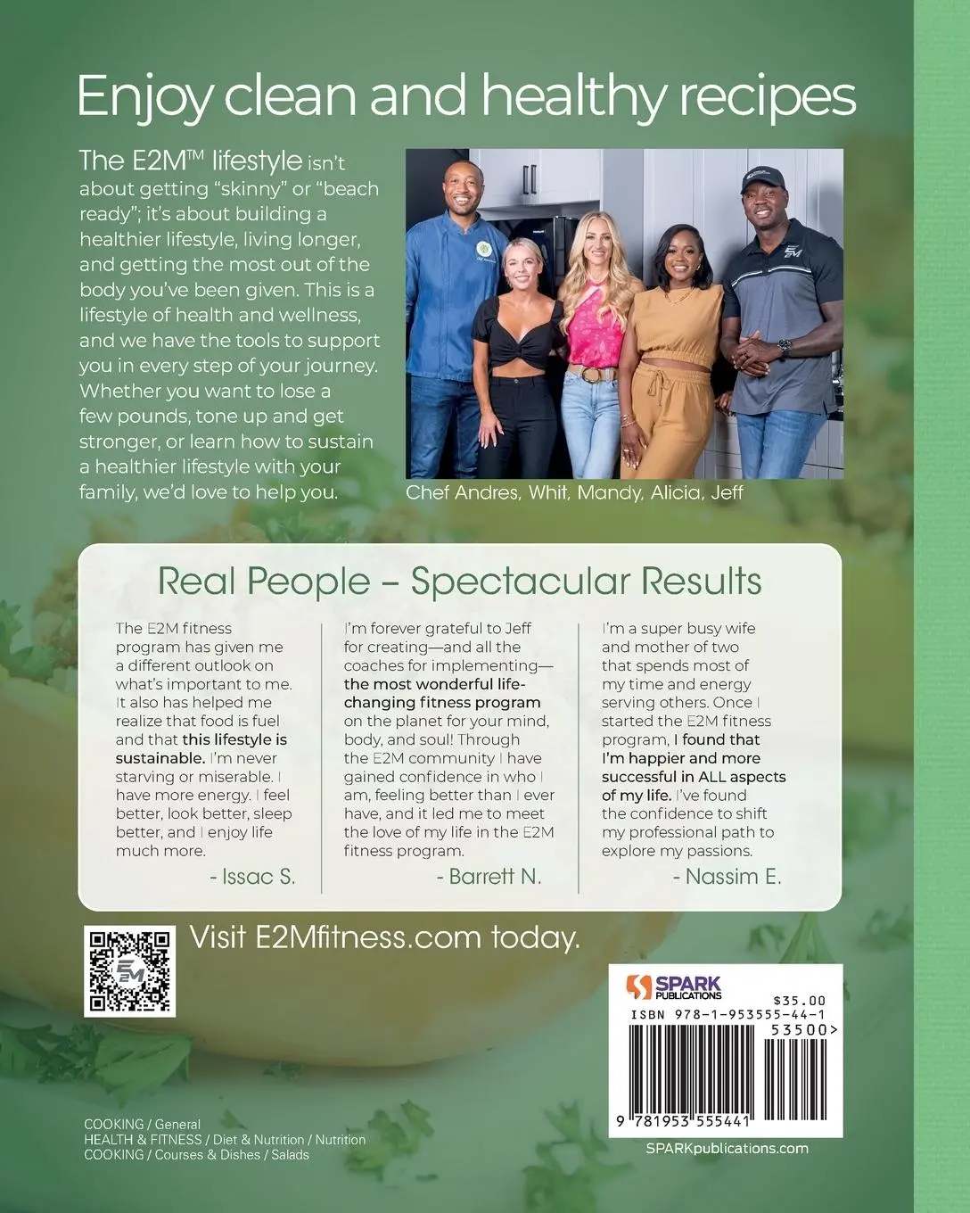 Rückseite: 9781953555441 | Eager 2 Cook | Healthy Recipes for Healthy Living: Seafood &amp; Salads