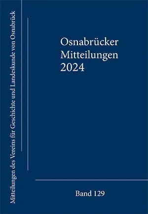 Cover: 9783739515441 | Osnabrücker Mitteilungen | Band 129 | Osnabrück | Buch | 327 S. | 2024
