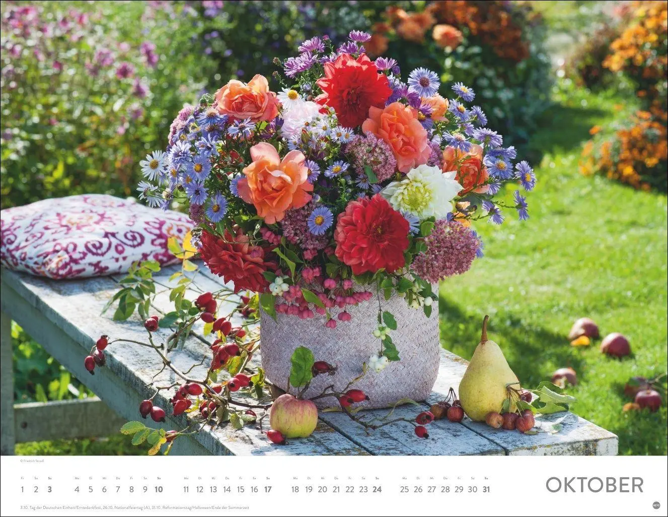 Bild: 9783756415441 | Blumenpracht Posterkalender 2027 | Heye | Kalender | Spiralbindung
